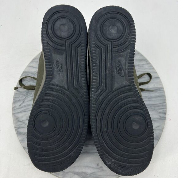 Nike Mens 11 Air Force One Dark Loden Black Low Sneaker Athletic Shoe 488298-312 - Picture 7 of 11